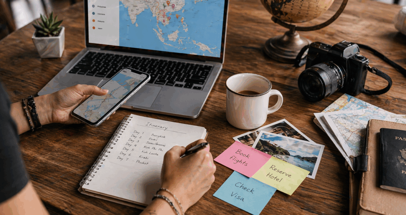 Pianificare un viaggio lungo: errori e metodo